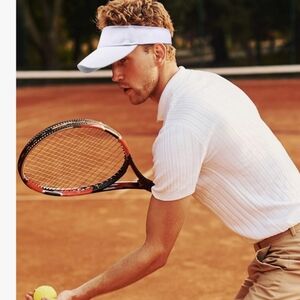 NWOT Set Sun Visor Hat Sports Golf Tennis Beach Adjustable Summer